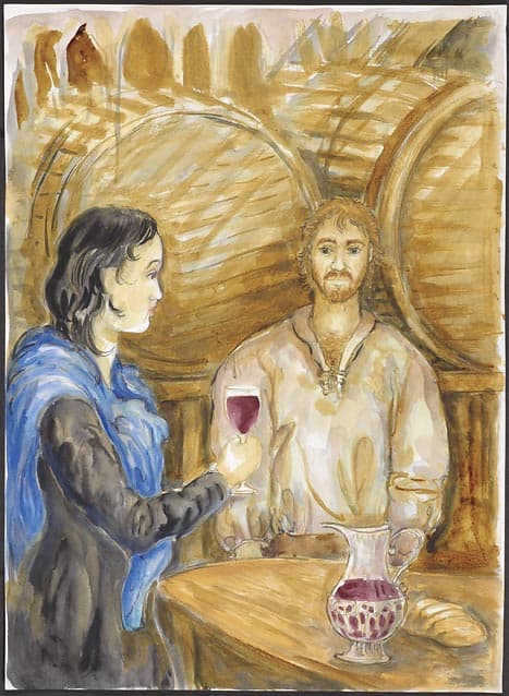 Lord Bateman — a ballad painting