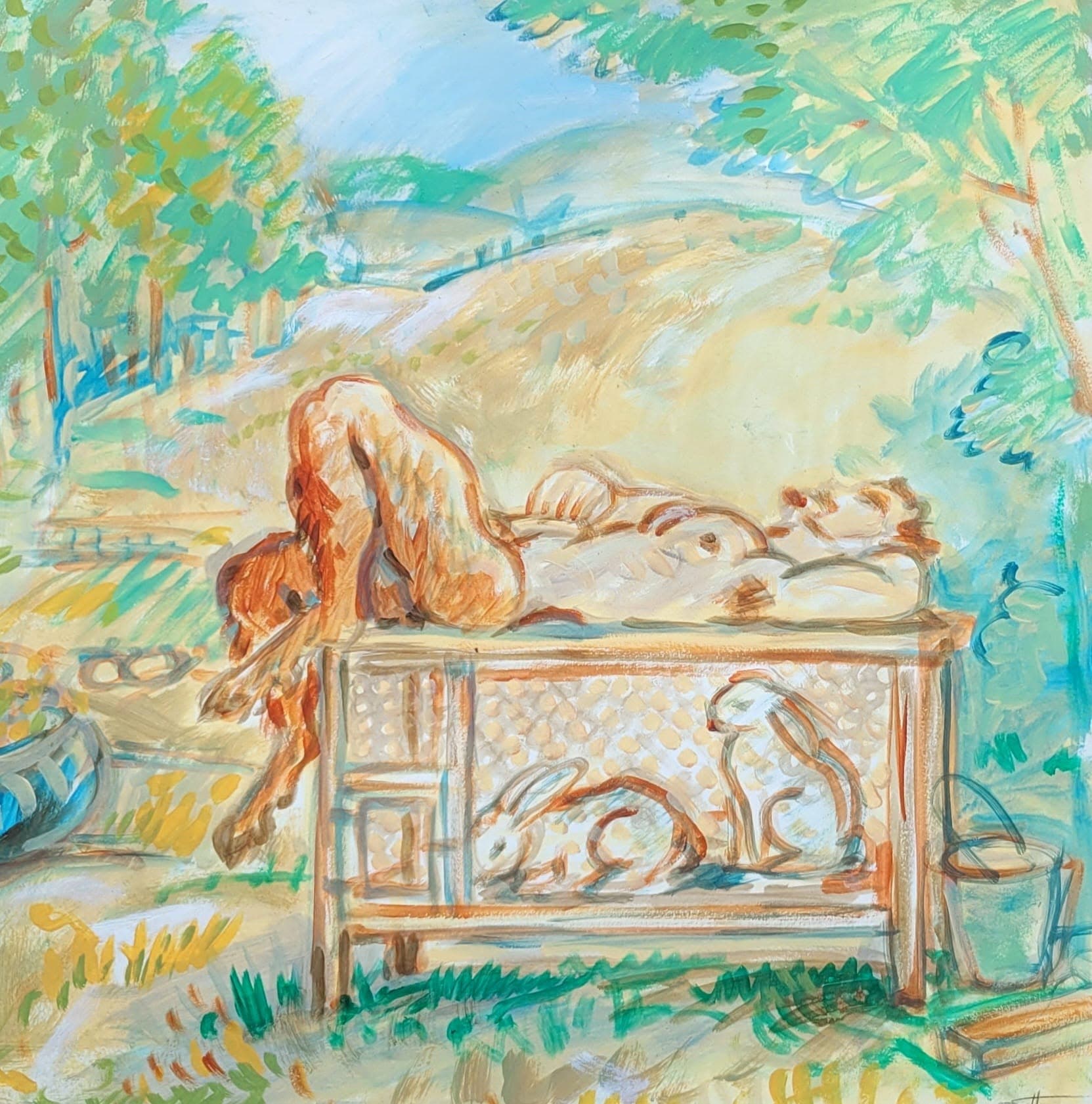 Pan — a figure painting