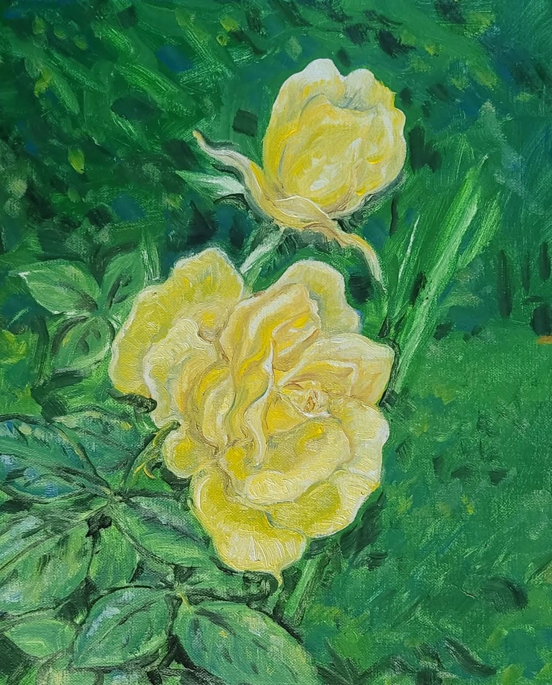 Flower painting by Dan Dutton (4)