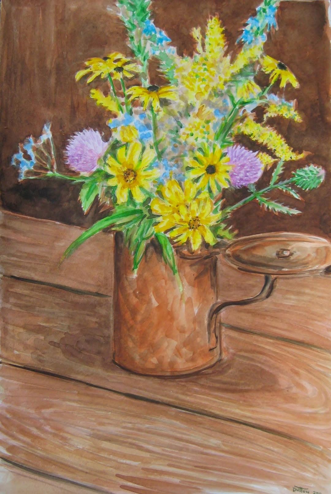 Flower painting by Dan Dutton (7)