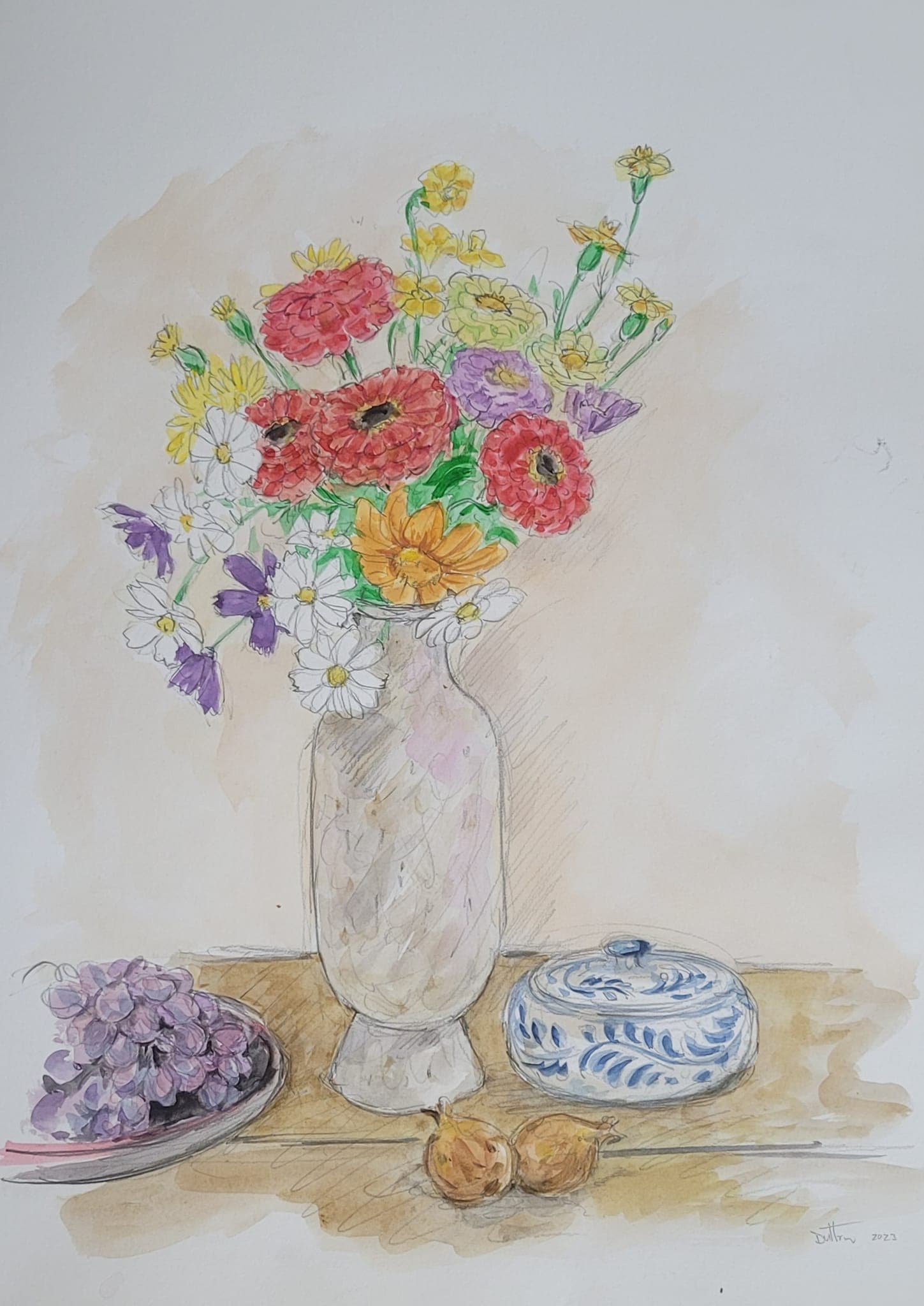 Flower painting by Dan Dutton (37)