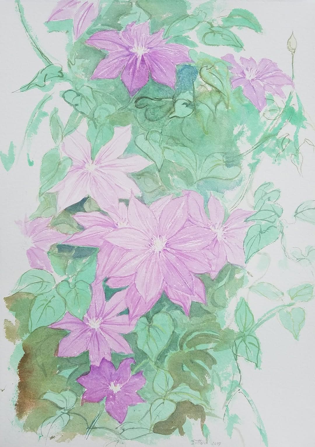 Flower painting by Dan Dutton (51)